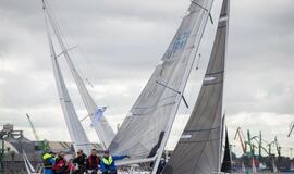 Jachtos „Muzika“ kapitonas: toks vėjas mums būtų buvusi kova dėl išgyvenimo