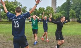 Gatvės rankinio turnyro dalyviams – išbandymas lietumi