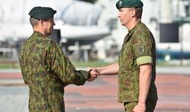 Piliavietėje - kovinės vėliavos pagerbimas