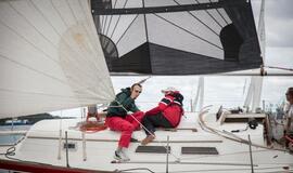 Jachtos „Muzika“ kapitonas: toks vėjas mums būtų buvusi kova dėl išgyvenimo