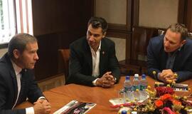 Dėl Klaipėdos ledo arenos - Dainiaus Zubraus vizitas