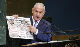 Izraelis kaltina Iraną eksploatuojant „slaptą branduolinę saugyklą“