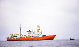 Migrantus Viduržemio jūroje gelbstintis laivas „Aquarius“ neteks Panamos registracijos