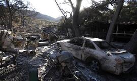 Kalifornijoje miškų gaisrų aukų skaičius pasiekė 50