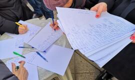 Mitingas prieš vaikų atiminėjimą