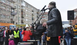 Apglėbė apleistą buvusį policijos pastatą