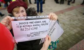 Mitingas prieš vaikų atiminėjimą