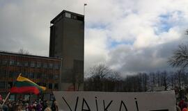 Mitingas prieš vaikų atiminėjimą