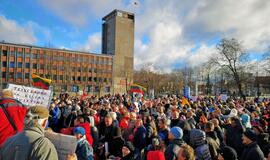 Mitingas prieš vaikų atiminėjimą