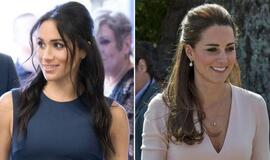 Kensingtono rūmai apie K. Middleton ir M. Markle nesutarimus: viskuo tikėti negalima