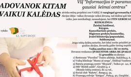 Klaipėdoje Kalėdinė paramos akcija