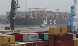 Uoste - rekordinio dydžio laivas