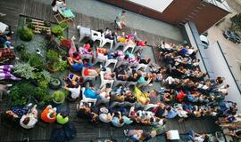 Klaipėdiečiai pamėgo jaukius kino pasimatymus