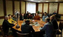 Pagerbti Klaipėdos "Amber Queen" tinklininkai