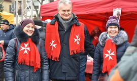 Maltiečiai Teatro aikštėje kvietė gerumo sriubos