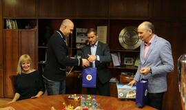 Pagerbti Klaipėdos "Amber Queen" tinklininkai