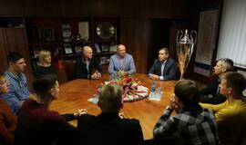 Pagerbti Klaipėdos "Amber Queen" tinklininkai