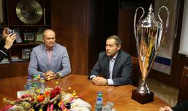 Pagerbti Klaipėdos "Amber Queen" tinklininkai