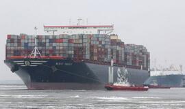 Uoste - istorinis įvykis: sulaukta didžiausio laivo