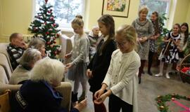 Šventinę nuotaiką kūrė ligoninės svečiai