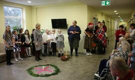 Šventinę nuotaiką kūrė ligoninės svečiai