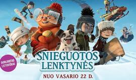 „Snieguotos lenktynės“ - smagiausia žiemos pramoga mažiesiems kino žiūrovams