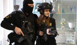 Atvirų durų diena policijoje vėl sukvietė būrius moksleivių