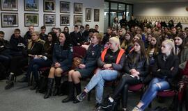 Atvirų durų diena policijoje vėl sukvietė būrius moksleivių