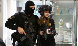 Atvirų durų diena policijoje vėl sukvietė būrius moksleivių