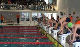 Tarptautinės plaukimo varžybos Klaipėdos baseine