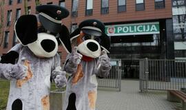 Atvirų durų diena policijoje vėl sukvietė būrius moksleivių