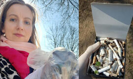 Įsitraukė į iššūkį: rankioja nuorūkas