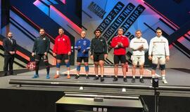 Lietuvos sunkiaatlečių rinktinė Gruzijoje