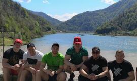 Lietuvos sunkiaatlečių rinktinė Gruzijoje