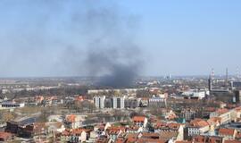 Gaisras Tilžės gatvėje