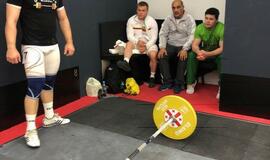 Lietuvos sunkiaatlečių rinktinė Gruzijoje