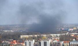 Gaisras Tilžės gatvėje