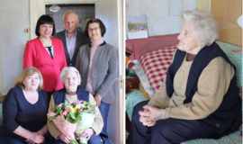 Plikiškė Eugenija Paulavičienė atšventė 90-metį