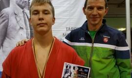 Sambo imtynininkas Ignas Puškorius – penktas Europoje