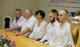 Meras pasveikino Lietuvos rankinio lygos čempionus