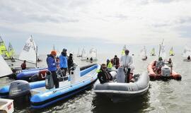 Beveik 200 buriuotojų Nidoje orai nepašykštėjo iššūkių