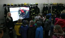 Ekskursija pas ugniagesius