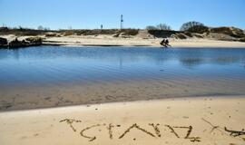 Pasivaikščiojimas pajūriu Šventojoje