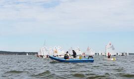 Beveik 200 buriuotojų Nidoje orai nepašykštėjo iššūkių