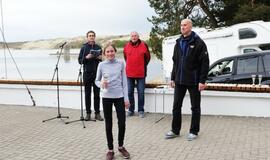 Beveik 200 buriuotojų Nidoje orai nepašykštėjo iššūkių