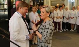 Respublikinėje Klaipėdos ligoninėje pasveikinti slaugytojai