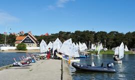 Beveik 200 buriuotojų Nidoje orai nepašykštėjo iššūkių