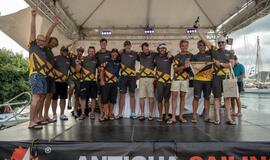 Karibų sezoną „Ambersail 2“ uždarė su trenksmu: aplenkė du šimtapėdžius konkurentus ir iškovojo Lietuvai sidabrą