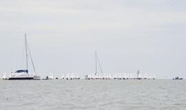 Beveik 200 buriuotojų Nidoje orai nepašykštėjo iššūkių