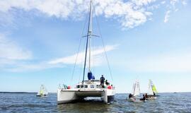 Beveik 200 buriuotojų Nidoje orai nepašykštėjo iššūkių